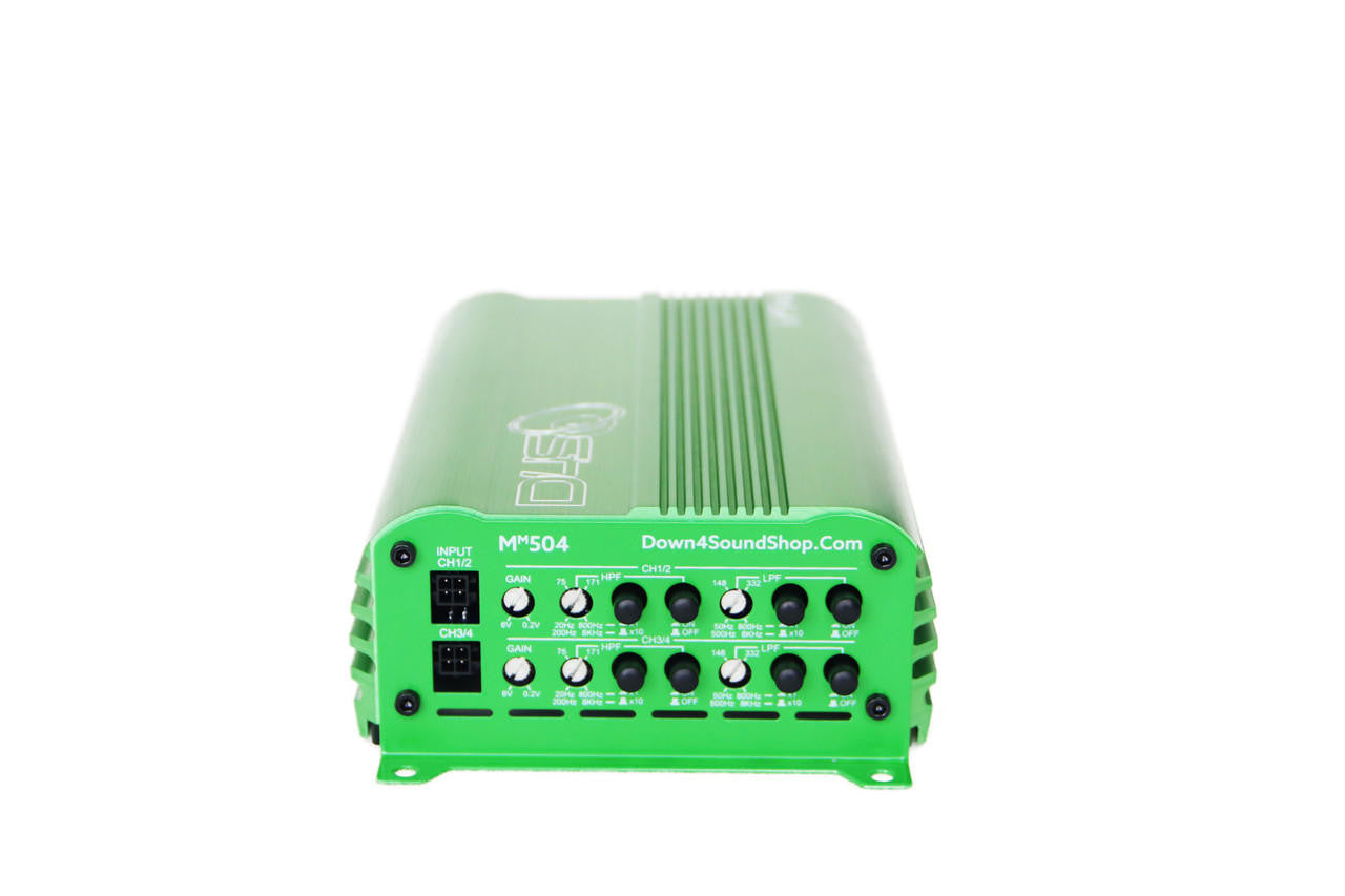 Down4Sound MM504 (mini Maxx) - 300W RMS Mini 4 Channel Amplifier