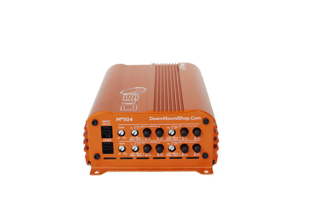 Down4Sound MM504 (mini Maxx) - 300W RMS Mini 4 Channel Amplifier