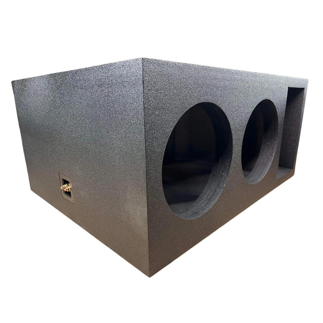 Down4Sound PRO-FAB HD3- 2 12 SUB Box Dual HD 12-INCH Kerf Port Subwoofer Enclosure Box
