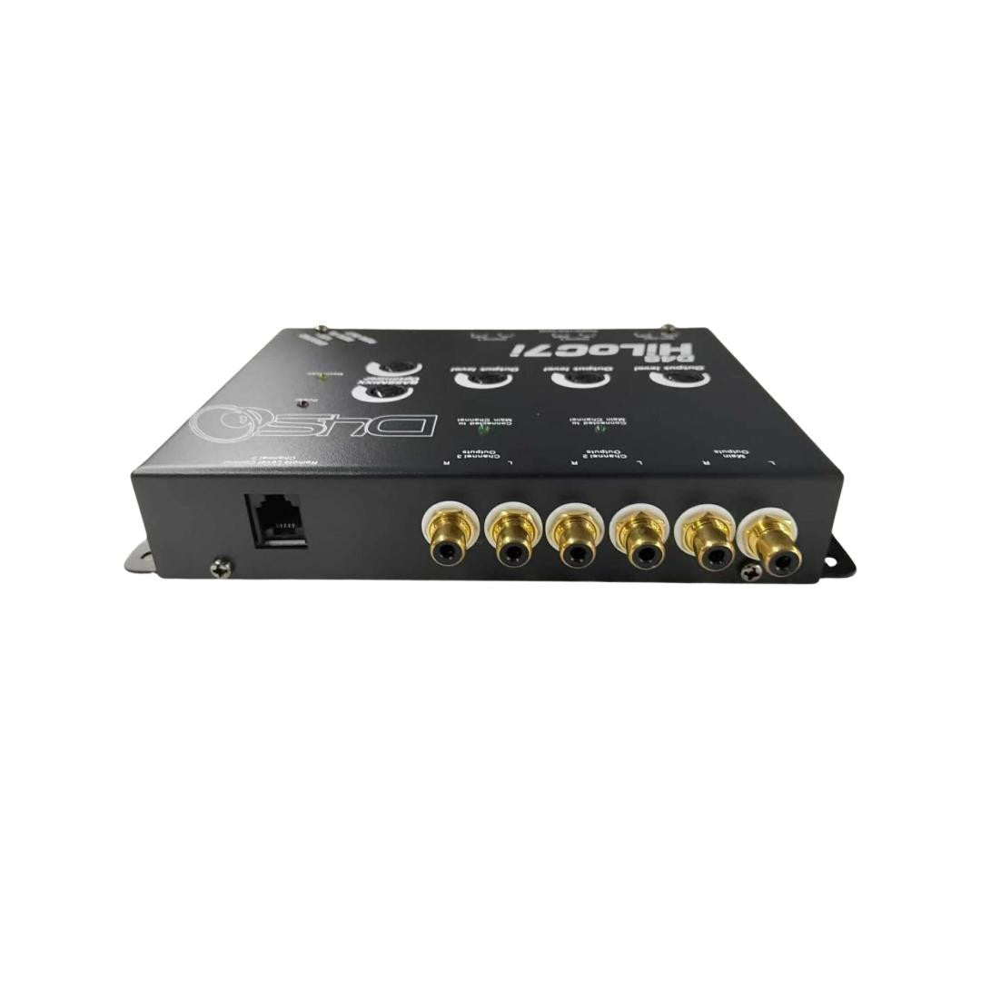 Down4Sound HILOC7I - 7 Channel High Level TO RCA Line Output Converter With Bass Control