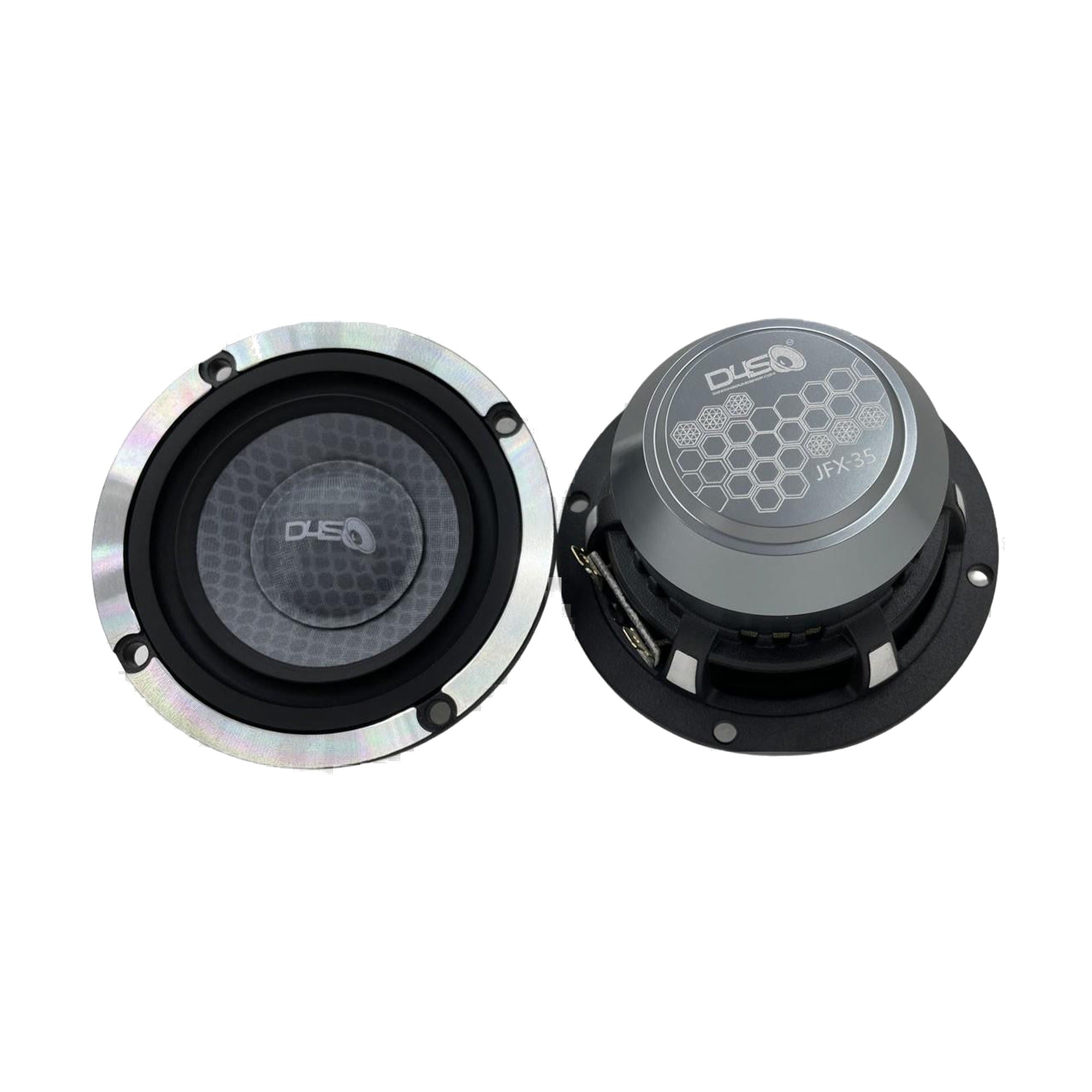 Down4Sound JFX35 - 3.5 Inch Car Audio Speakers - 100W RMS (pair)