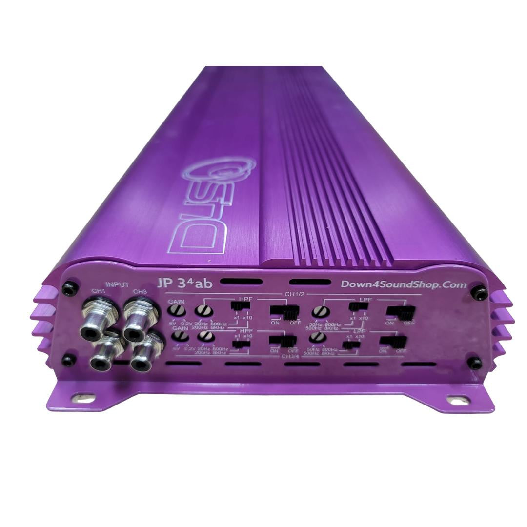 Down4Sound JP34 AB 590W RMS 4 Channel Amplifier