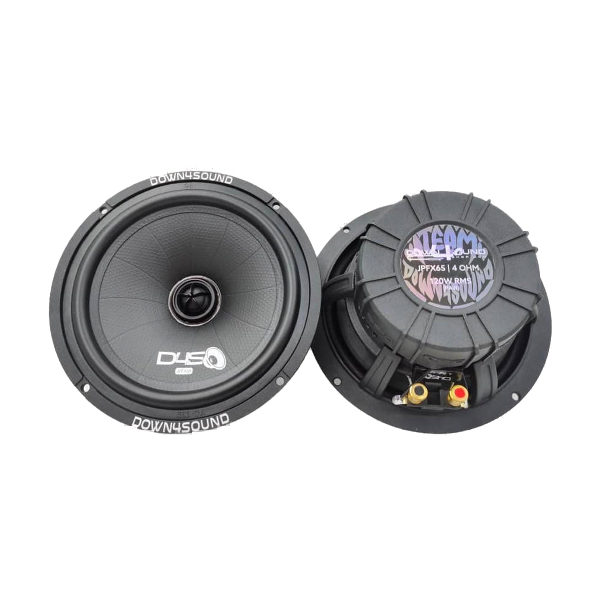 Down4Sound JPFX65 - 6.5 Inch Car Audio Speakers - 120W RMS (pair)