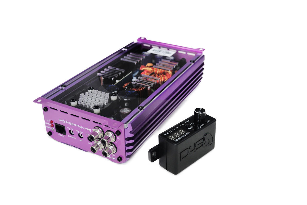 Down4Sound MM1000 (mini Maxx) - 1000W RMS Mini Car Audio Amplifier