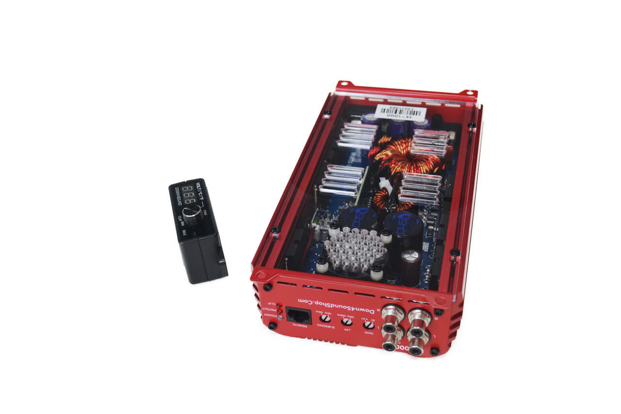 Down4Sound MM1000 (mini Maxx) - 1000W RMS Mini Car Audio Amplifier