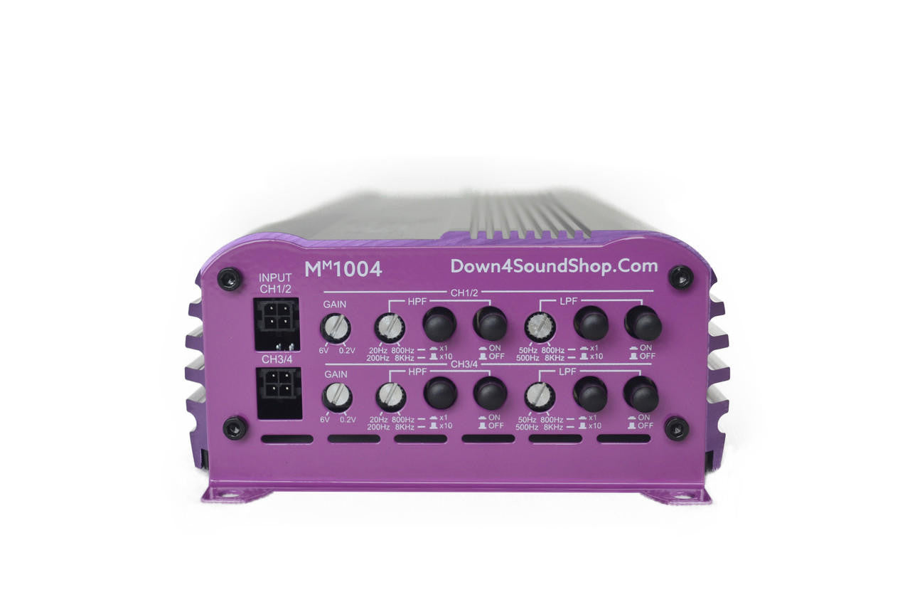 Down4Sound MM1004 (mini Maxx) - 700W RMS Mini 4 Channel Amplifier