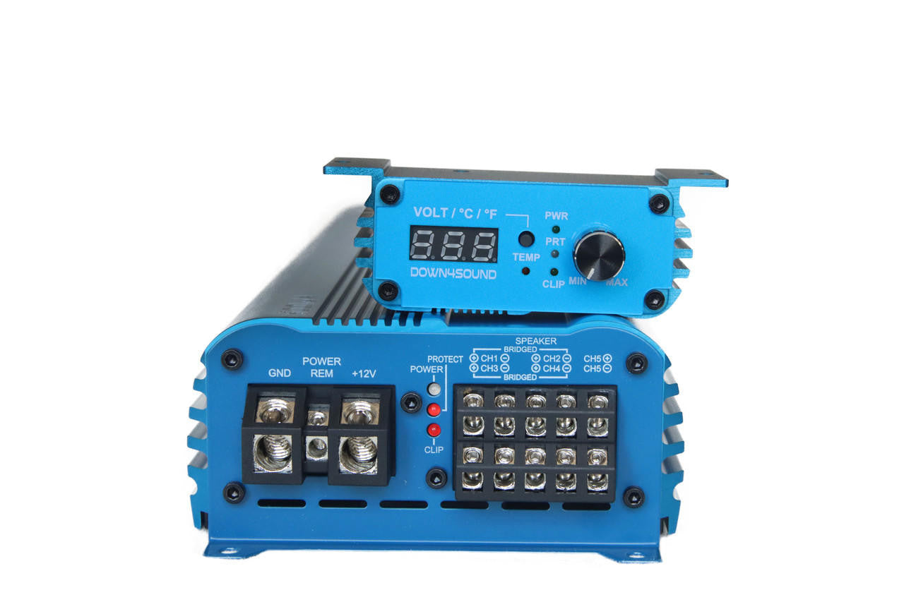 Down4Sound MM1005 (mini Maxx) - 1100W RMS Mini 5 Channel Amplifier