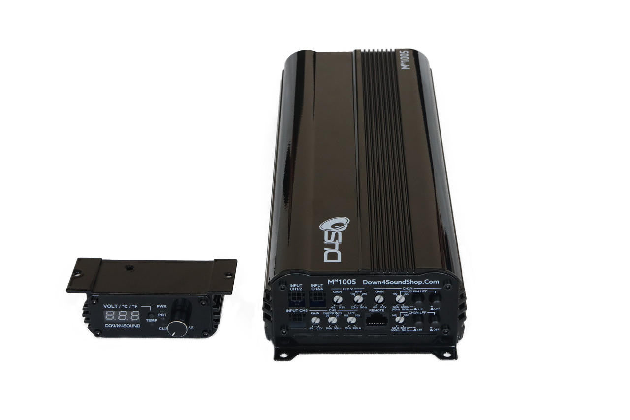 Down4Sound MM1005 (mini Maxx) - 1100W RMS Mini 5 Channel Amplifier