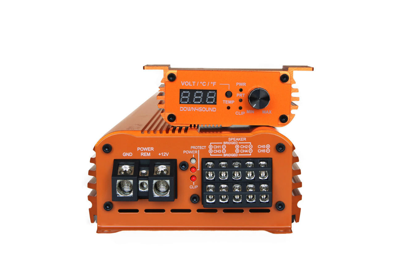 Down4Sound MM1005 (mini Maxx) - 1100W RMS Mini 5 Channel Amplifier