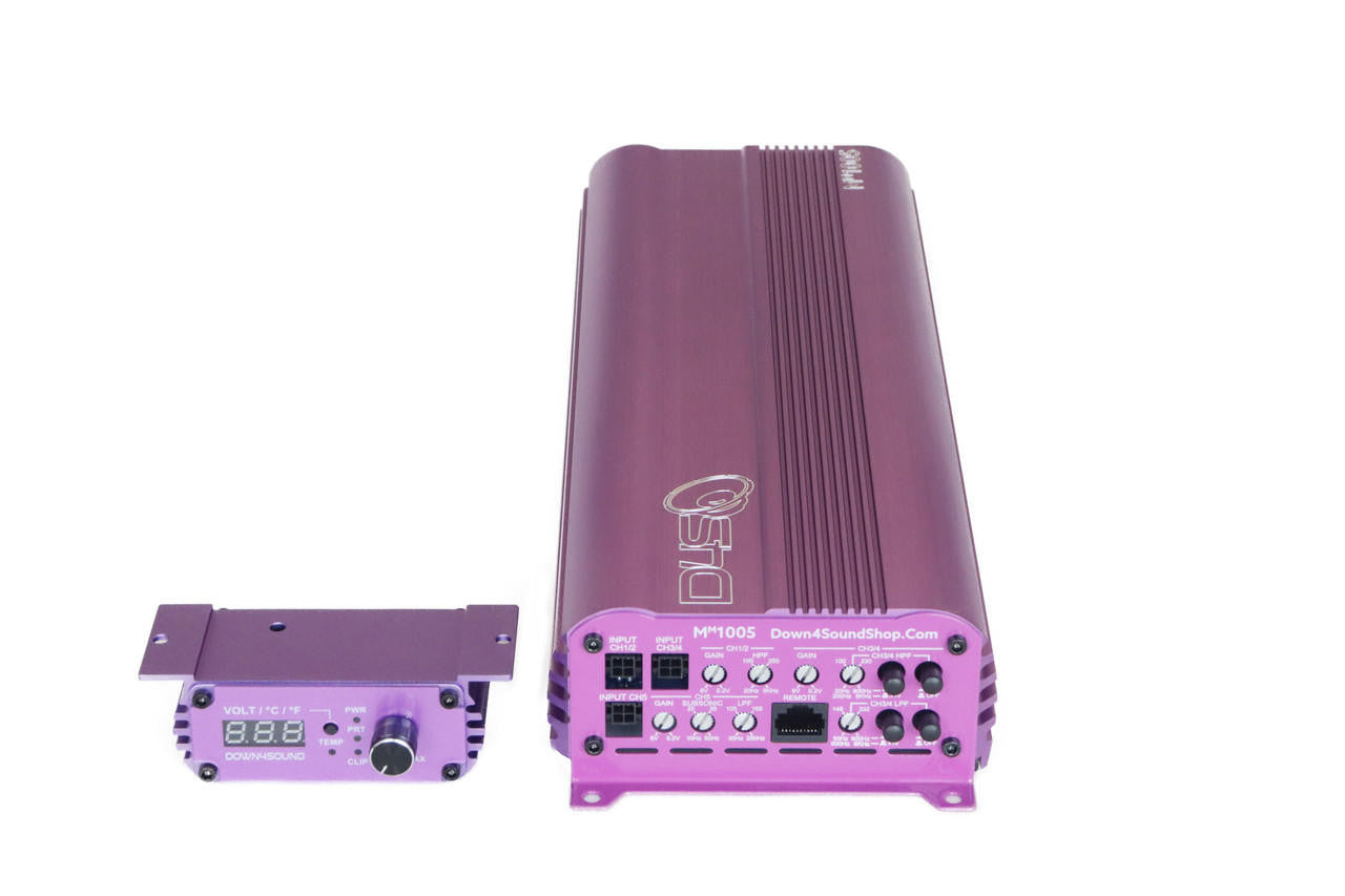 Down4Sound MM1005 (mini Maxx) - 1100W RMS Mini 5 Channel Amplifier