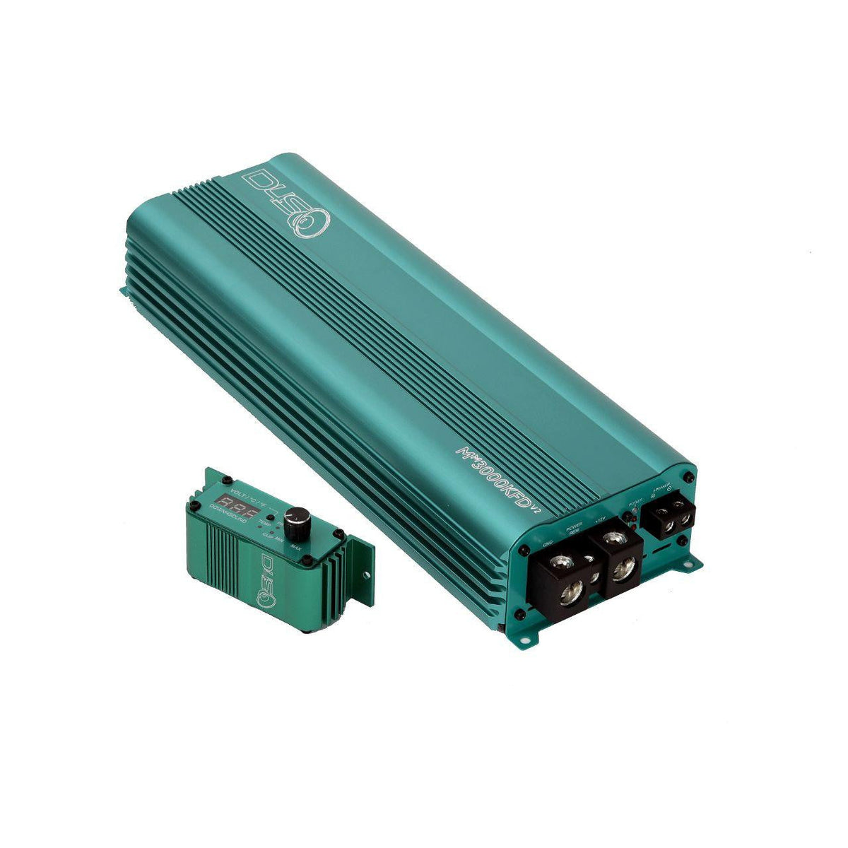 Down4Sound MM3000KFD V2 Mini Maxx Monoblock Amplifier 3000W RMS - Teal
