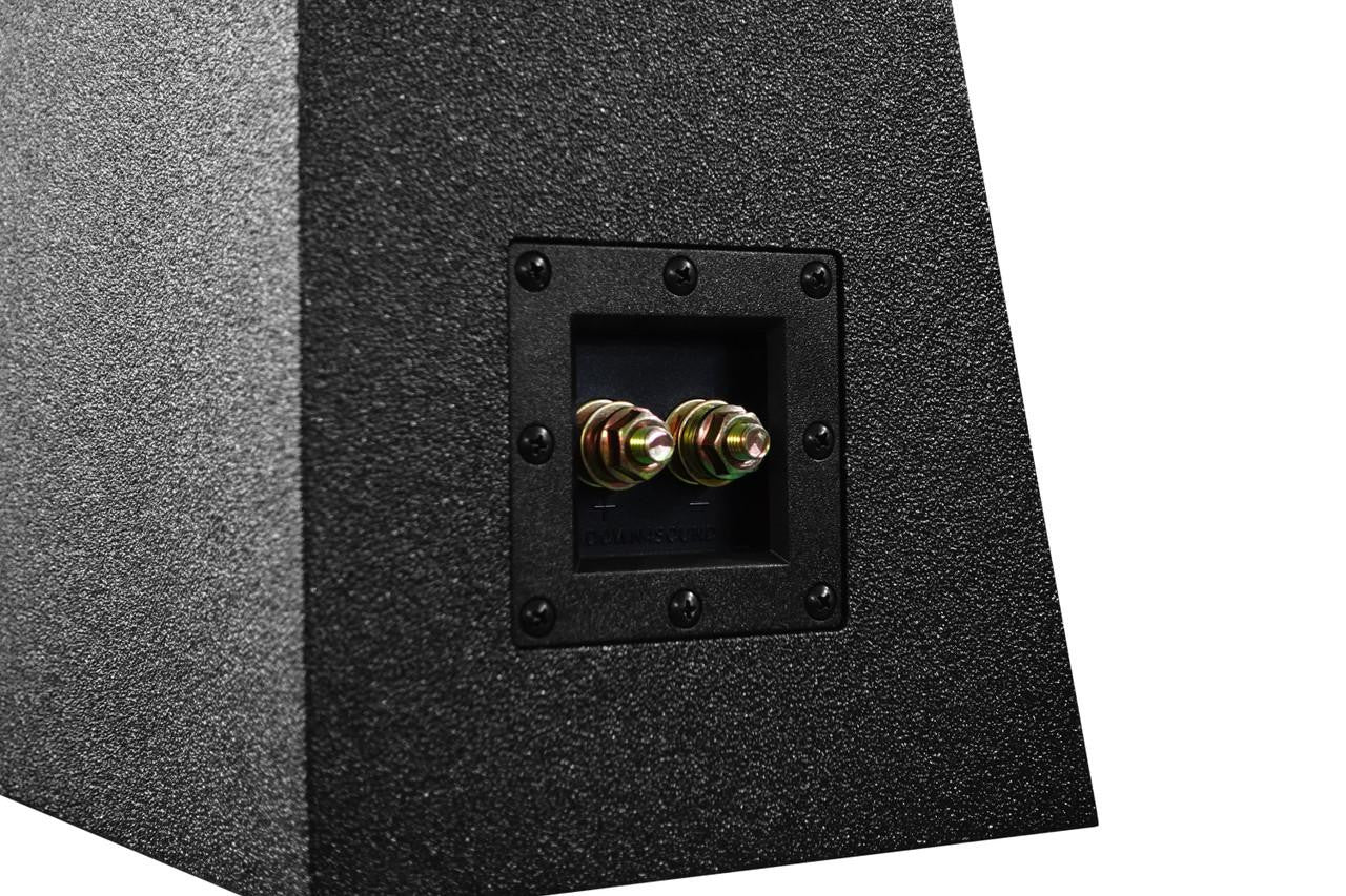 Down4Sound PRO-FAB - Birch - 4X 6.5-INCH Ported Subwoofer Enclosure - 99-07 CHEVY/GMC Crew CAB - Behind Seat