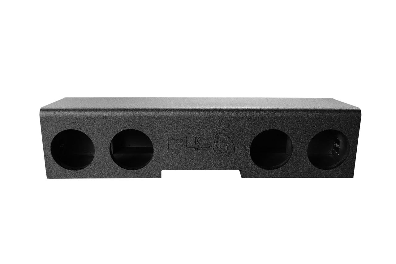 Down4Sound PRO-FAB - Birch - 4X 8-INCH Ported Subwoofer Enclosure - 07-13 CHEVY/GM Crew CAB - 2.5-INCH Seat Lift Required