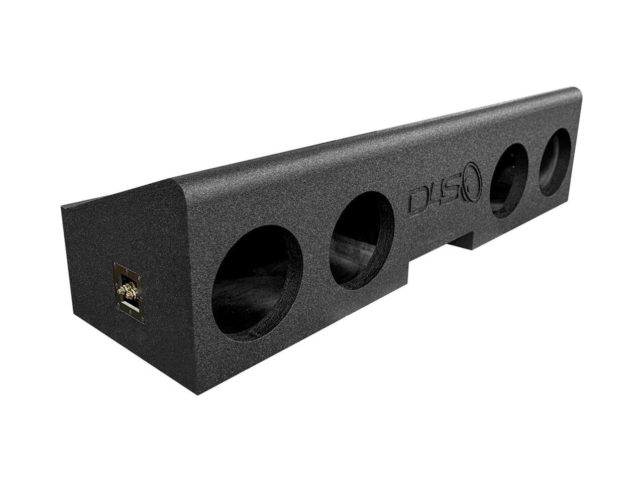 Down4Sound PRO-FAB - Birch - 4X 8-INCH Ported Subwoofer Enclosure - 19+ GM/CHEVY Crew CAB - 2.5-INCH Seat Lift Required