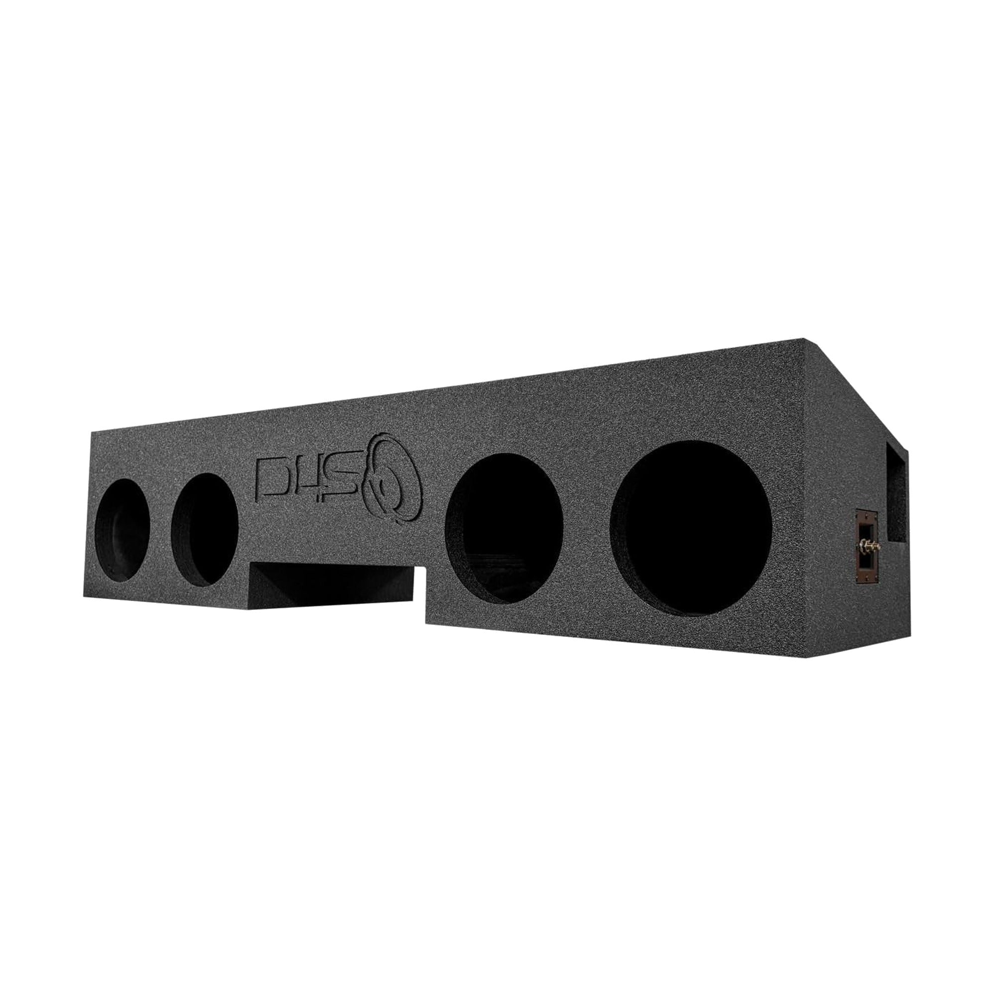 Down4Sound PRO-FAB - Birch - 4X 8-INCH Ported Subwoofer Enclosure - 99-07 GM/CHEVY Extended CAB - 2.5-INCH Seat Lift Required