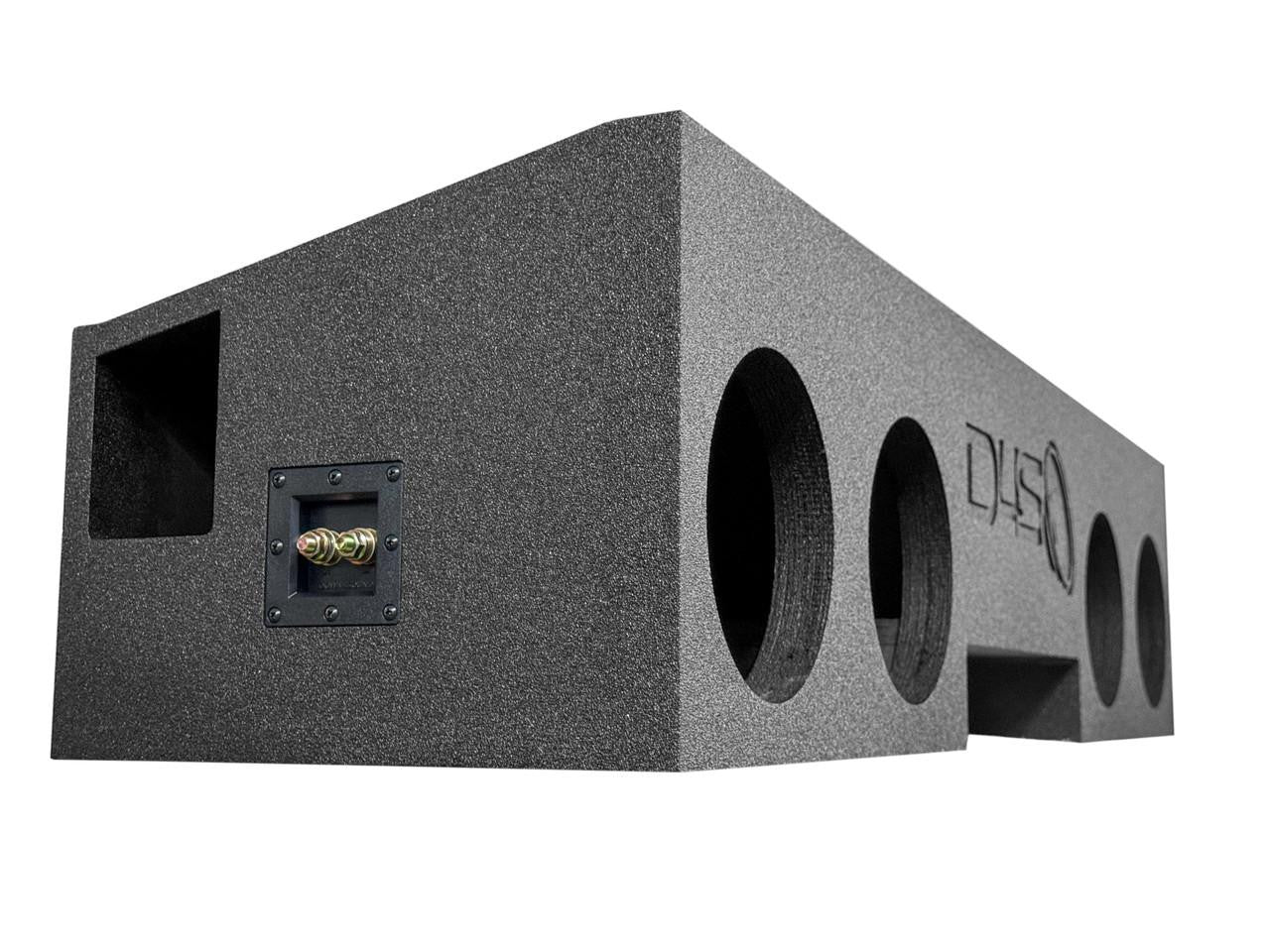 Down4Sound PRO-FAB - Birch - 4X 8-INCH Ported Subwoofer Enclosure - 99-07 GM/CHEVY Extended CAB - 2.5-INCH Seat Lift Required