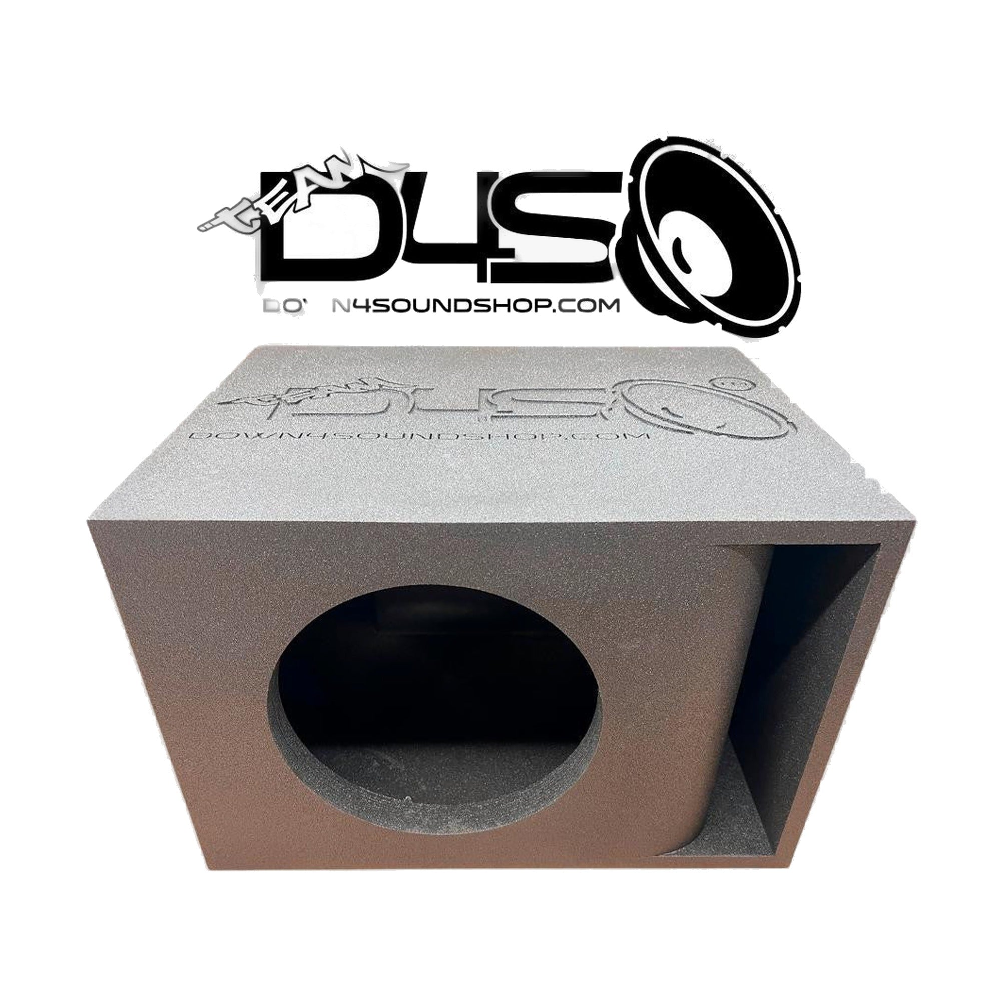 Down4Sound PRO-FAB V2 12 1 12 SUB Box Single 12-INCH Kerf Port Subwoofer Enclosure Box