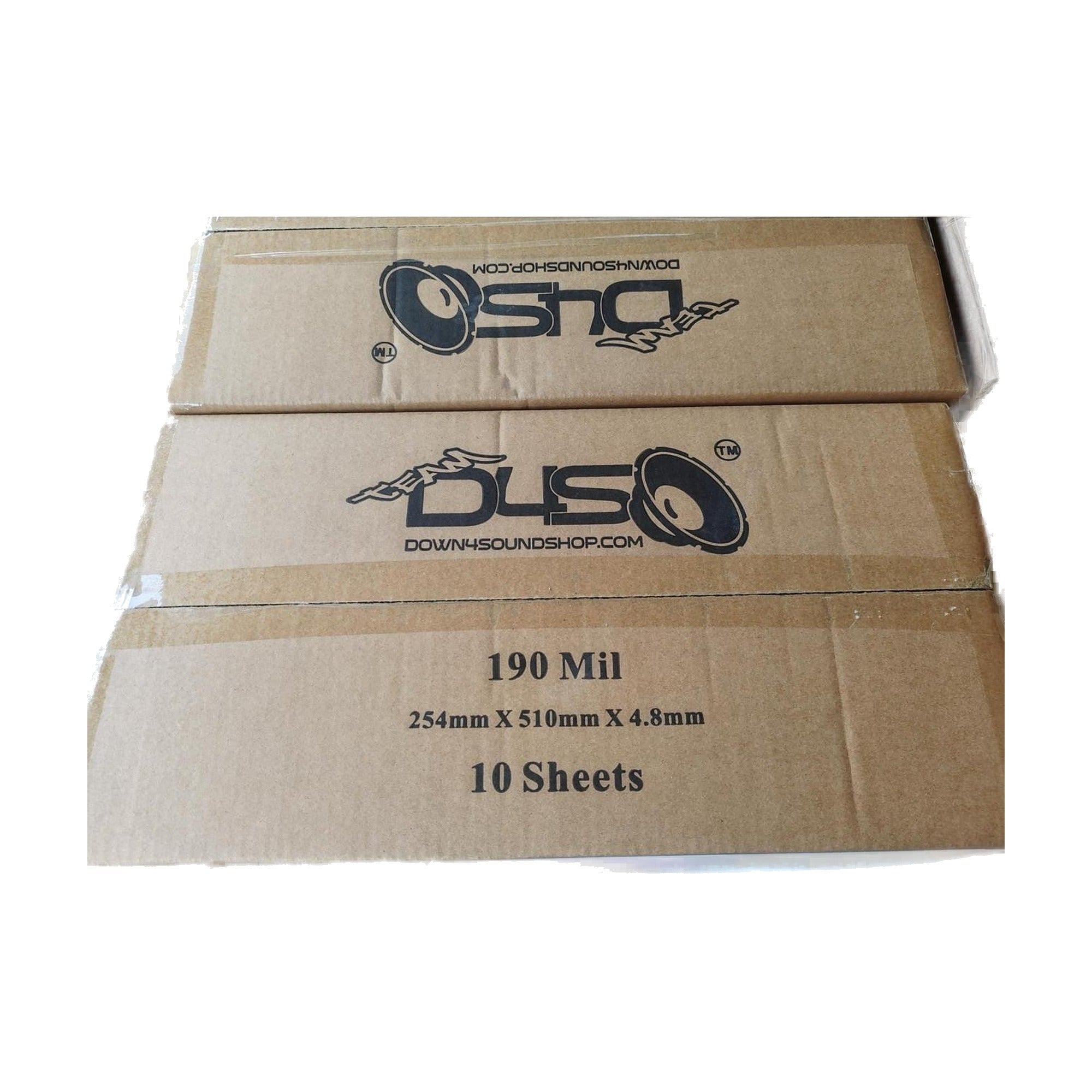 Down4Sound Rilla Shield 190 MIL Xtreme Sound Deadener - 32 Piece 44 Sqft - Bulk Kit