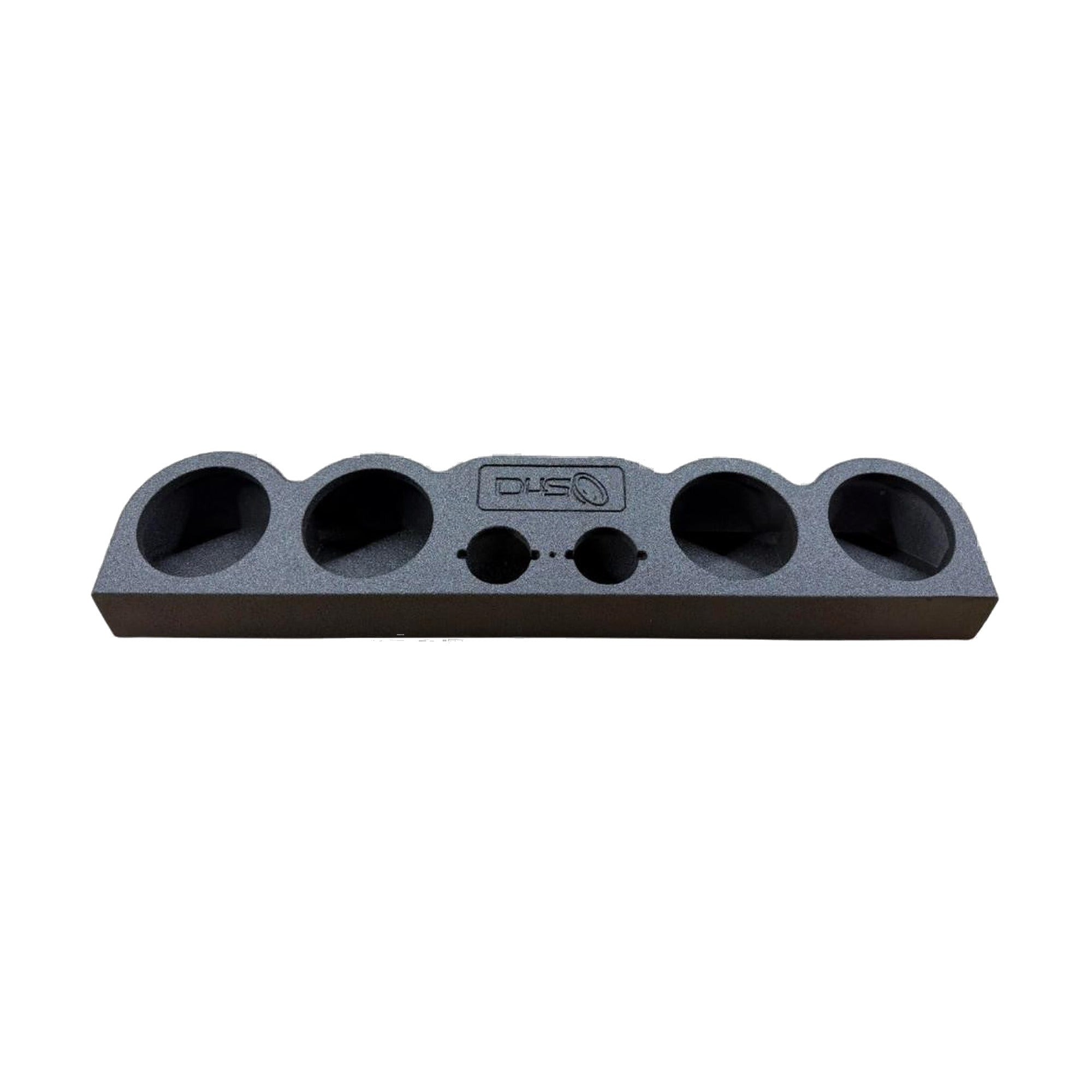 Down4Sound Universal ROOF-MOUNT 6.5" Speaker Box - Chamfered 4X6.5 + Tweeter Layout Bedliner Painted Finish Subwoofer Enclosure