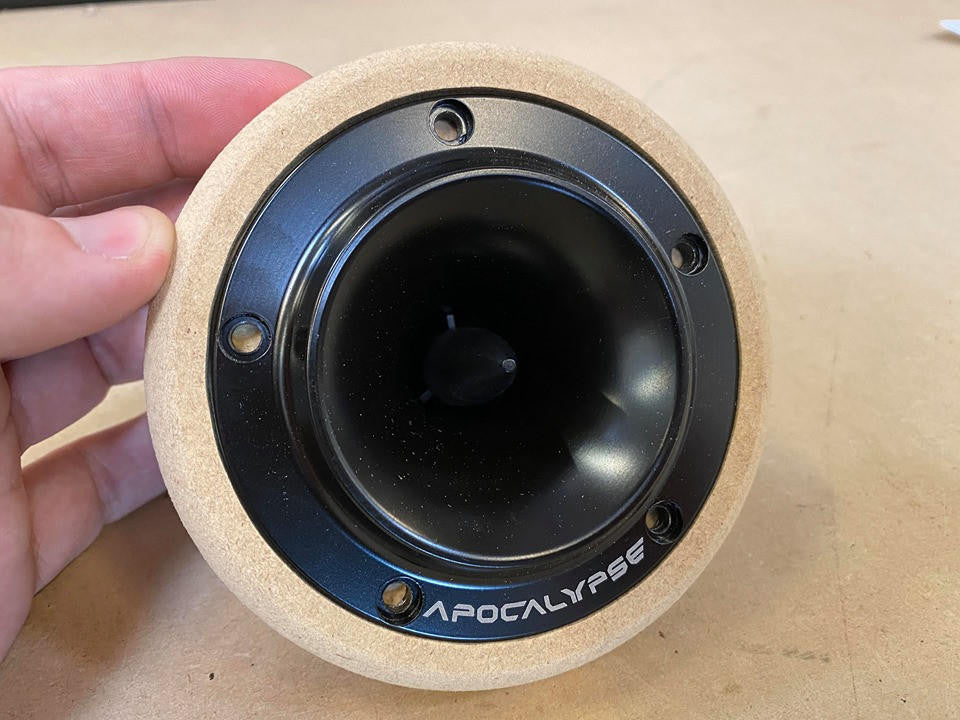 Down4Sound 3" MDF Tweeter Rings For Deaf Bonce T-25 (pair)