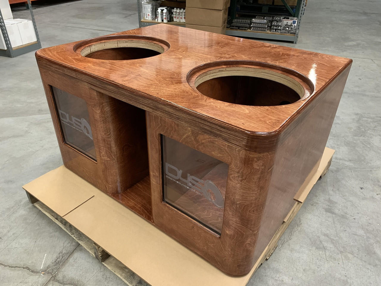 Down4Sound Dual 15" Custom Kerf Ported Subwoofer Box (hand Made IN The Usa) Subwoofer Enclosure