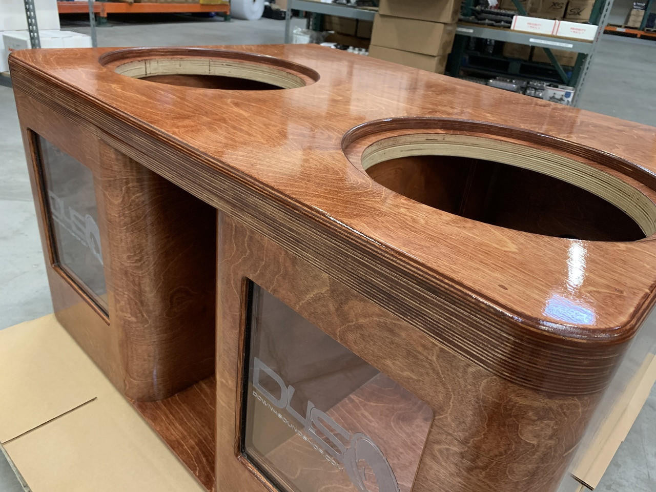 Down4Sound Dual 15" Custom Kerf Ported Subwoofer Box (hand Made IN The Usa) Subwoofer Enclosure