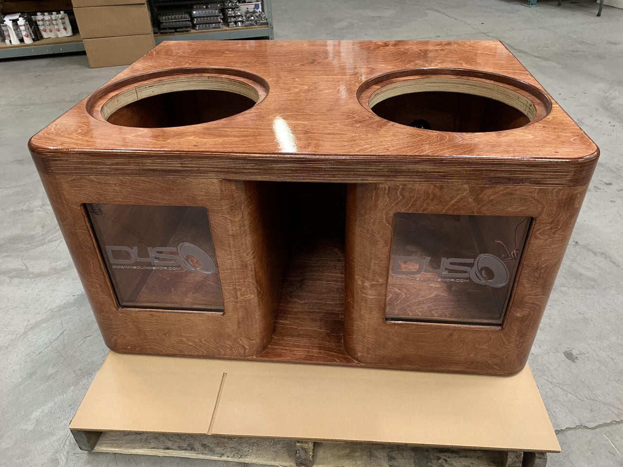 Down4Sound Dual 15" Custom Kerf Ported Subwoofer Box (hand Made IN The Usa) Subwoofer Enclosure