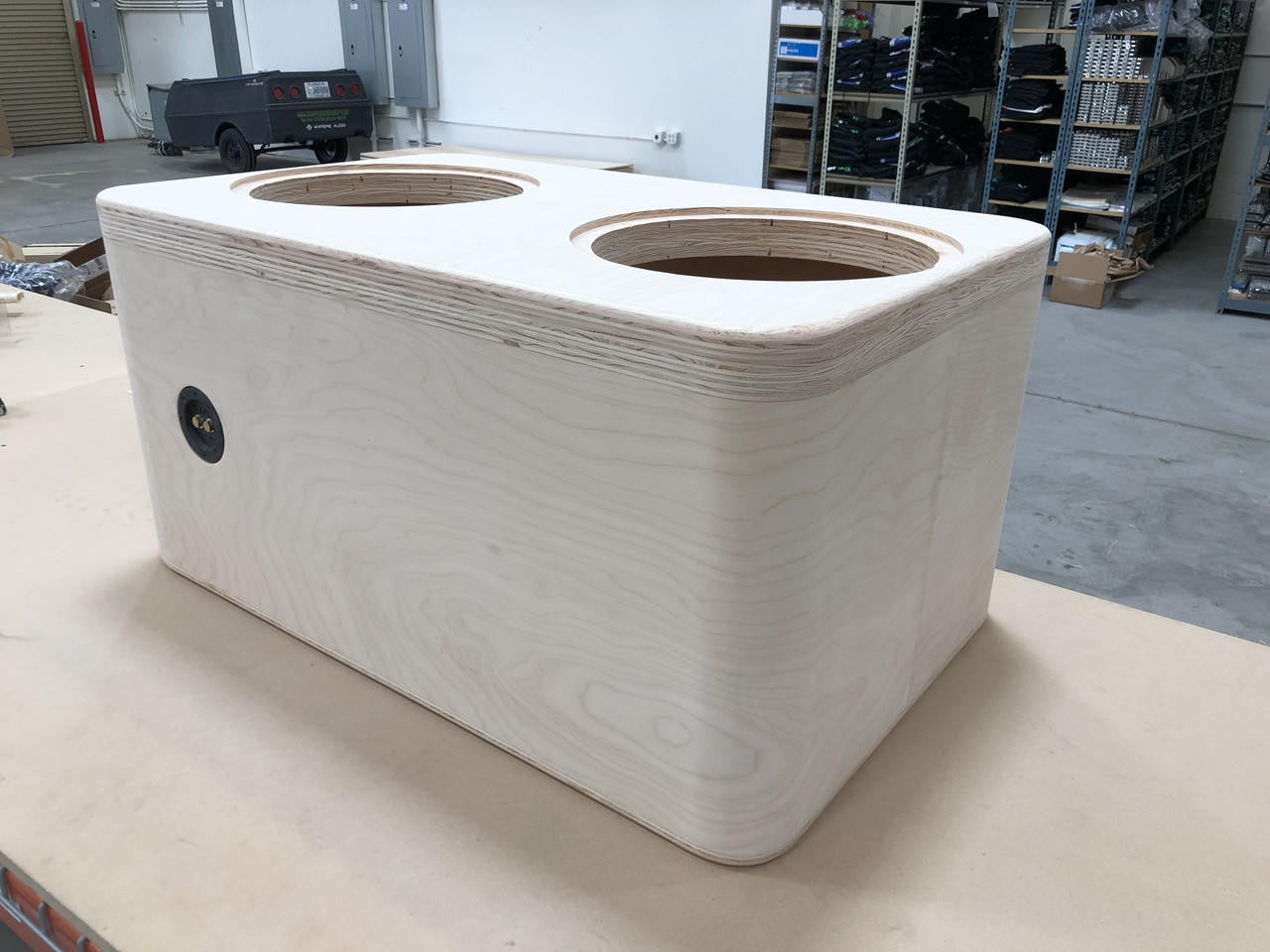Down4Sound Dual 15" Custom Kerf Ported Subwoofer Box (hand Made IN The Usa) Subwoofer Enclosure