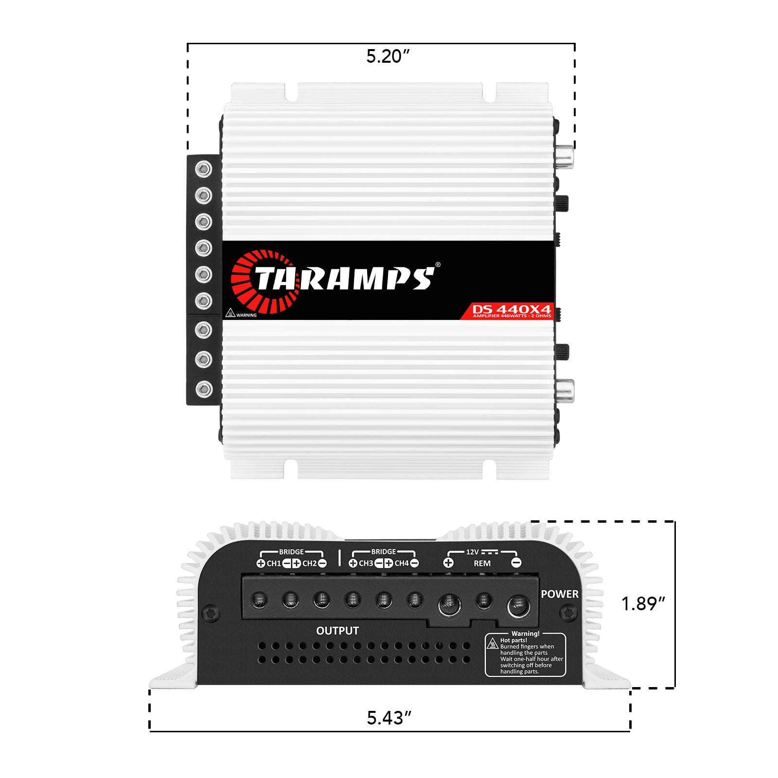 Taramps DS 440x4 Car Audio Amplifier - 4