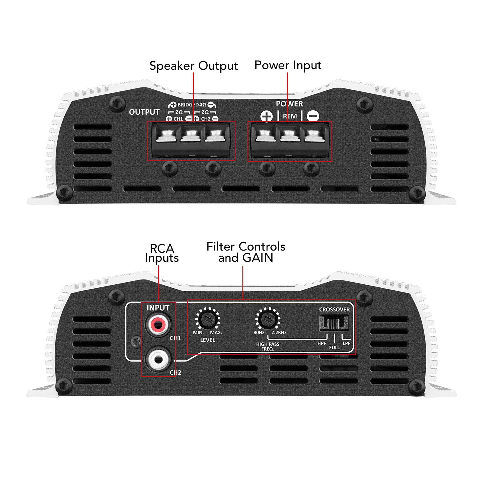 Taramps DS 800x2 Car Audio Amplifier - 7