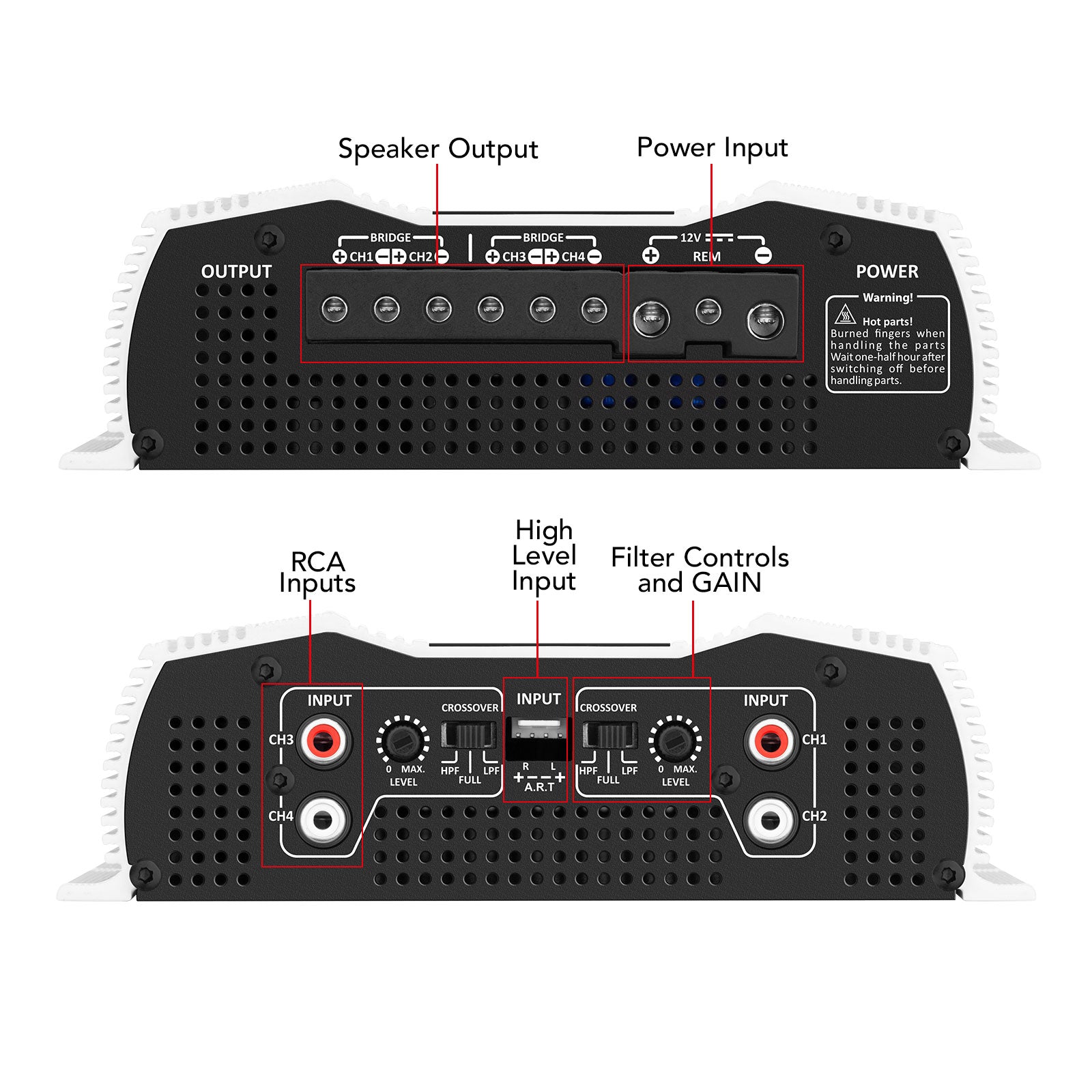 Taramps DS 800x4 Car Audio Amplifier - 4