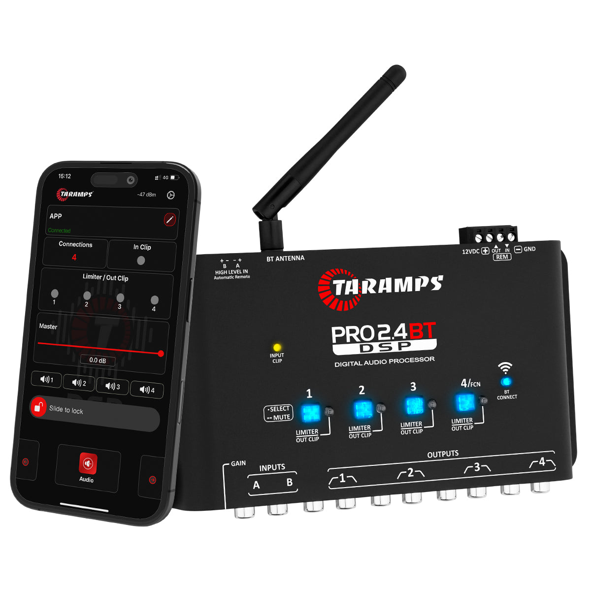 Taramps PRO 2.4 BT Bluetooth Audio Processor - 2