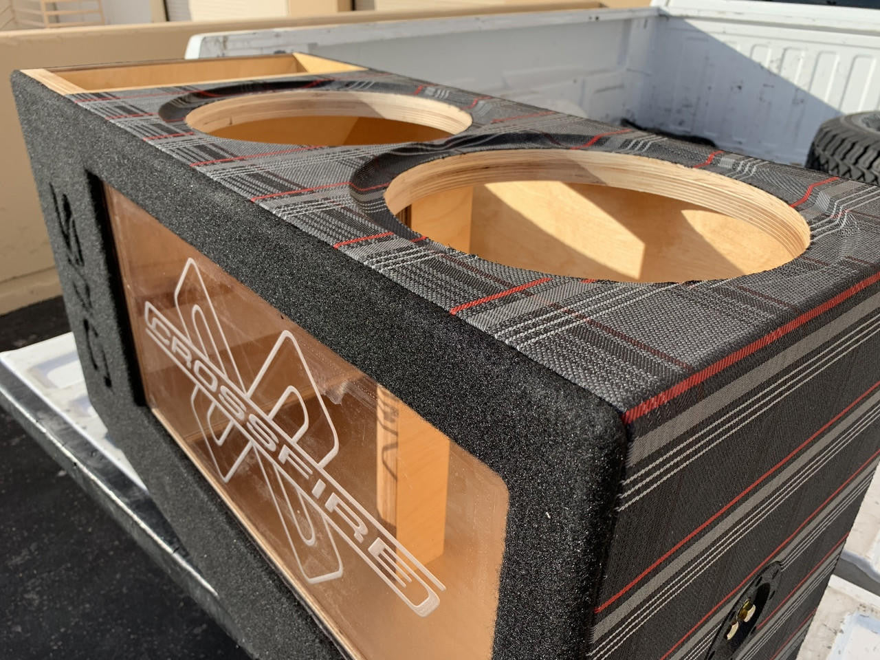 Down4Sound Dual 12" Custom Kerf Ported Subwoofer Box (hand Made IN The Usa) Subwoofer Enclosure