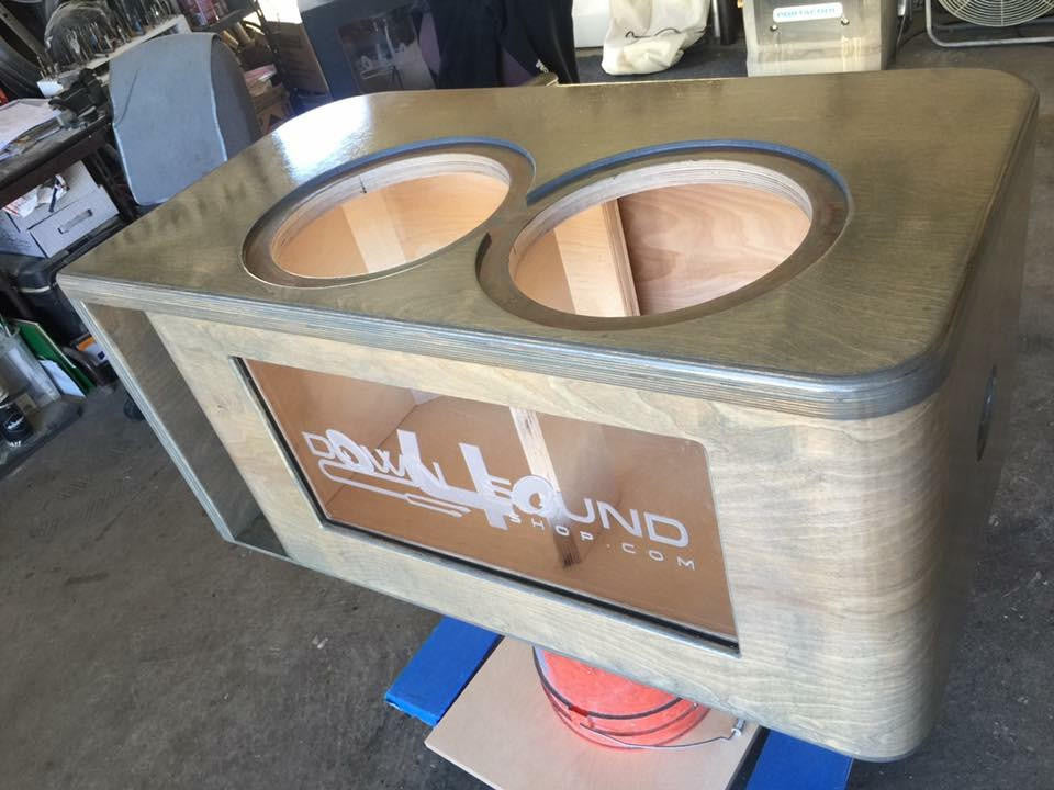 Down4Sound Dual 12" Custom Kerf Ported Subwoofer Box (hand Made IN The Usa) Subwoofer Enclosure
