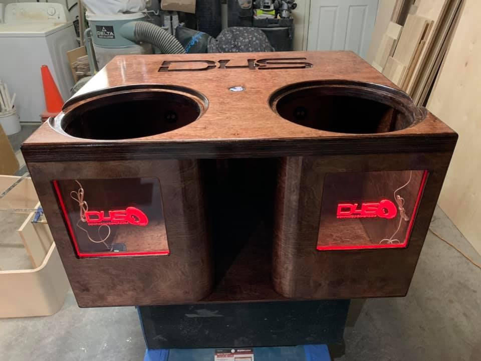 Down4Sound Dual 18" Custom Kerf Ported Subwoofer Box (hand Made IN The Usa) Subwoofer Enclosure