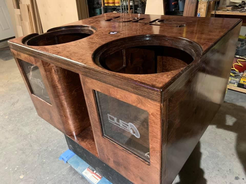 Down4Sound Dual 18" Custom Kerf Ported Subwoofer Box (hand Made IN The Usa) Subwoofer Enclosure