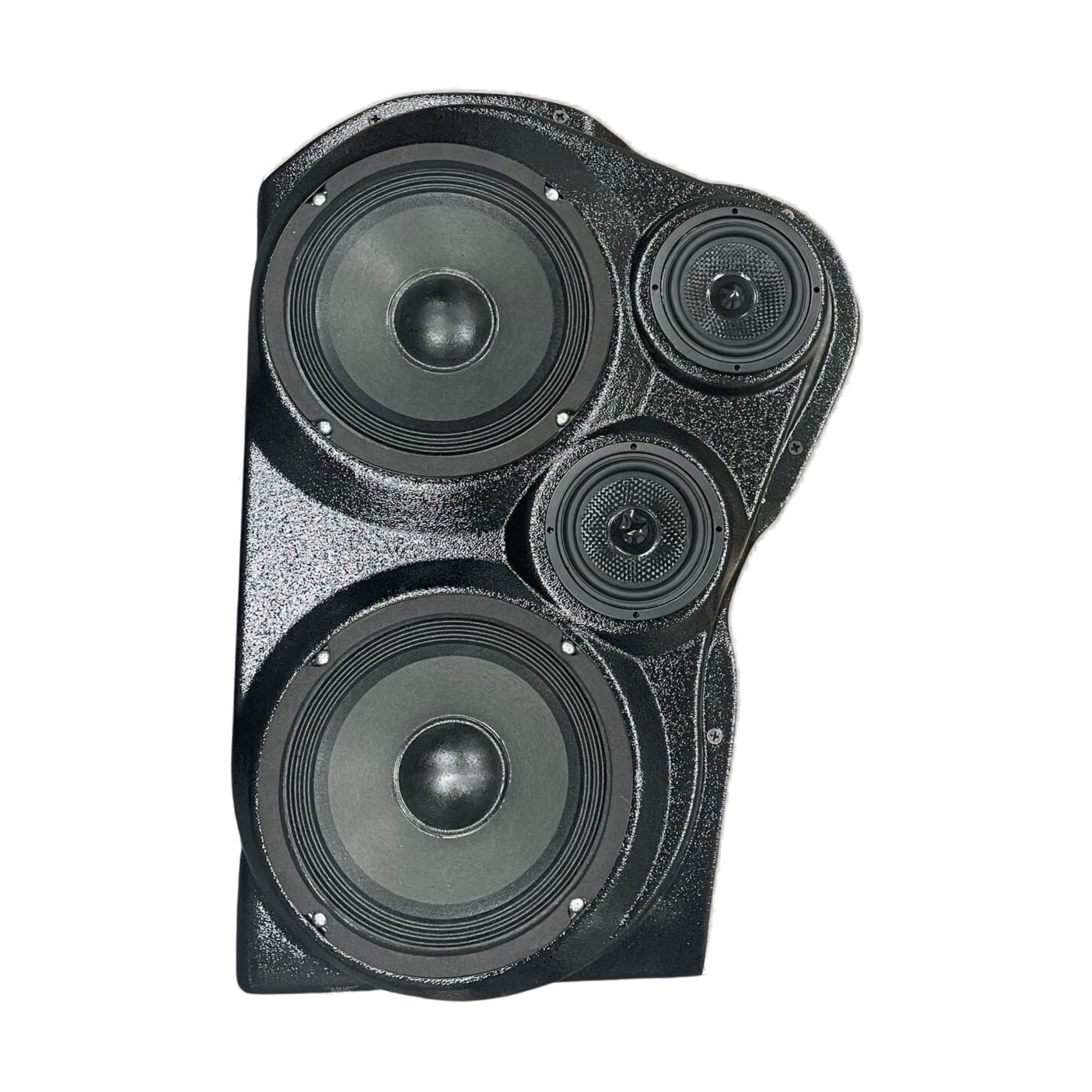 Custom Speaker Pods 07-GM-FP-EC-MW-RD-EB Dual 6.5" + Dual 3.5" Rear Pods - 07-09 Silverado