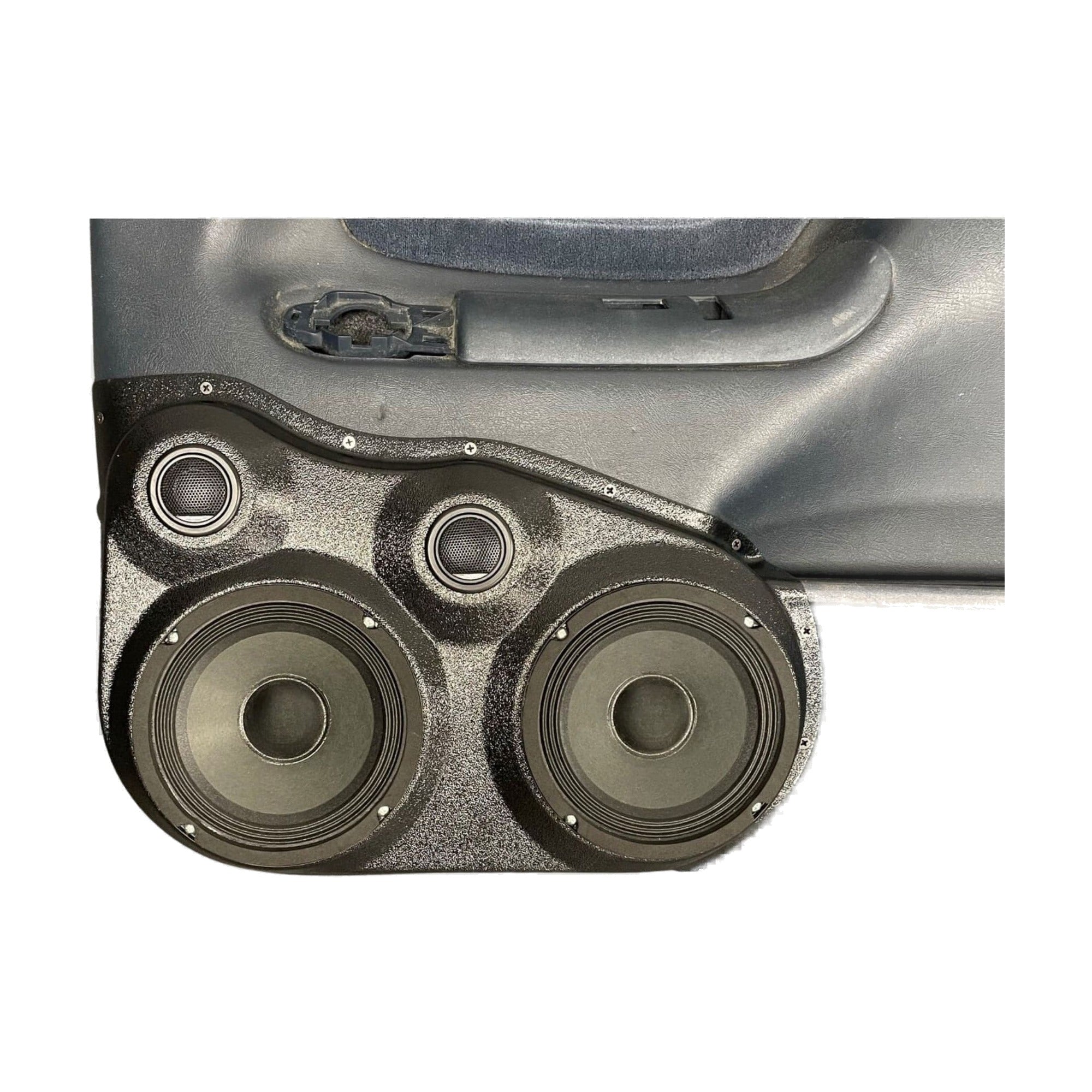Custom Speaker Pods 95-GM-FT-UV-EW-FD-EA Dual 6.5" + Dual 2" Tweeter Front Pods - 95-99 Escalade