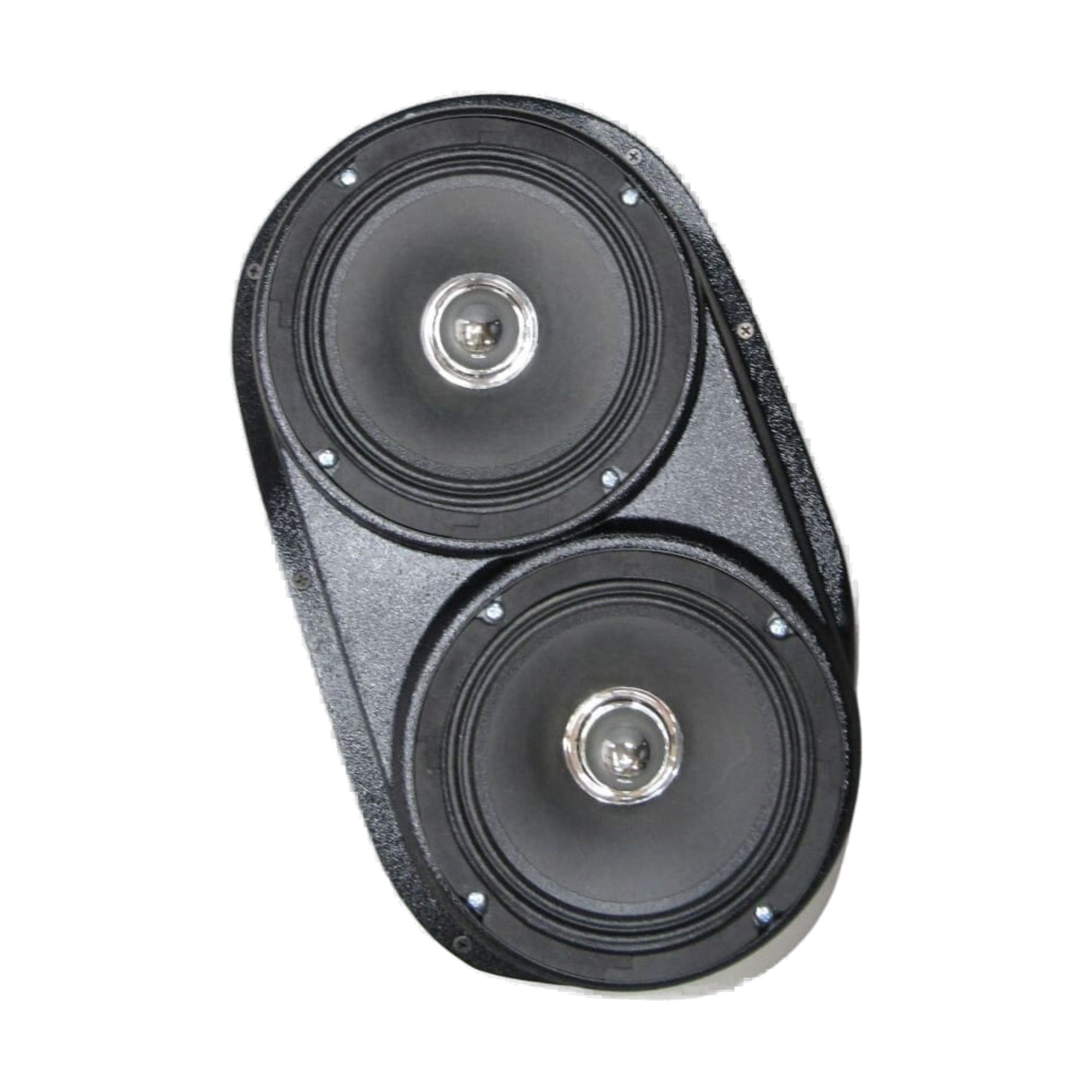 Custom Speaker Pods 07-GM-FP-LH-EW-FD-D6 Dual 6.5" Pods - 07-09 Silverado