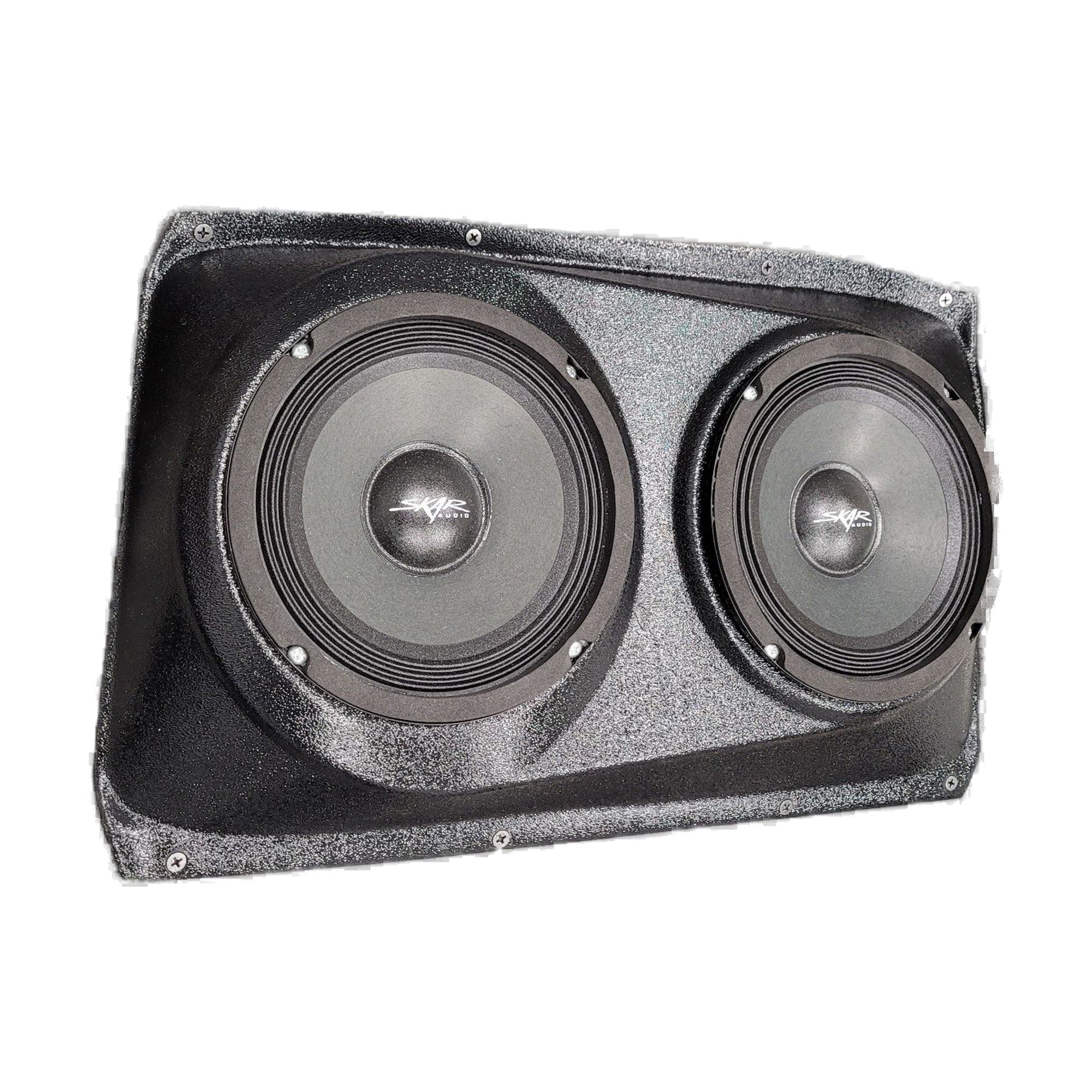 Custom Speaker Pods 00-GM-FT-EC-MW-RD-D6 Dual 6.5" Rear Pods - 00-06 Silverado