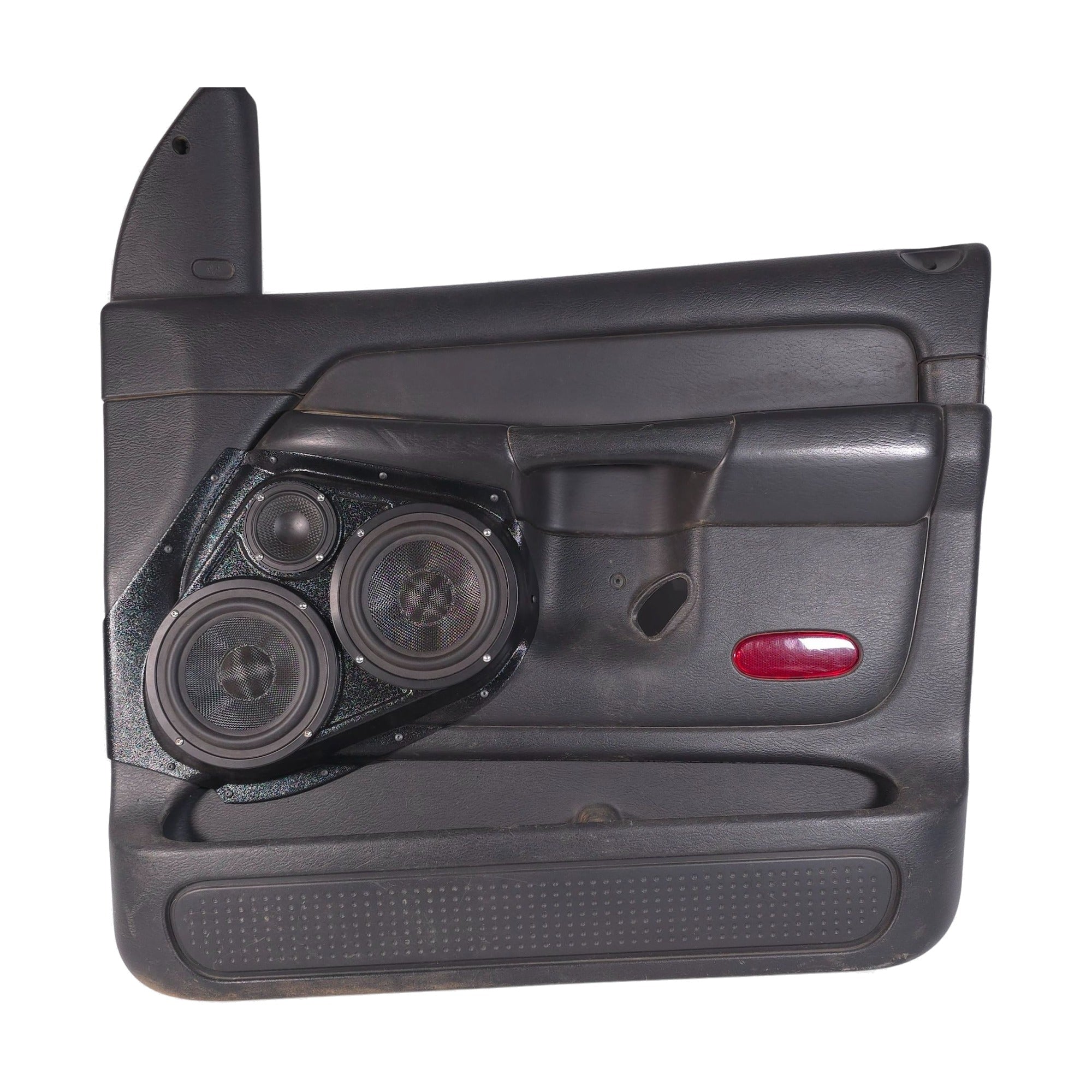 Custom Speaker Pods 02-DD-RM-UV-AL-FD-E3 Dual 6.5" + 3.5" Front Pods - 02-05 Ram