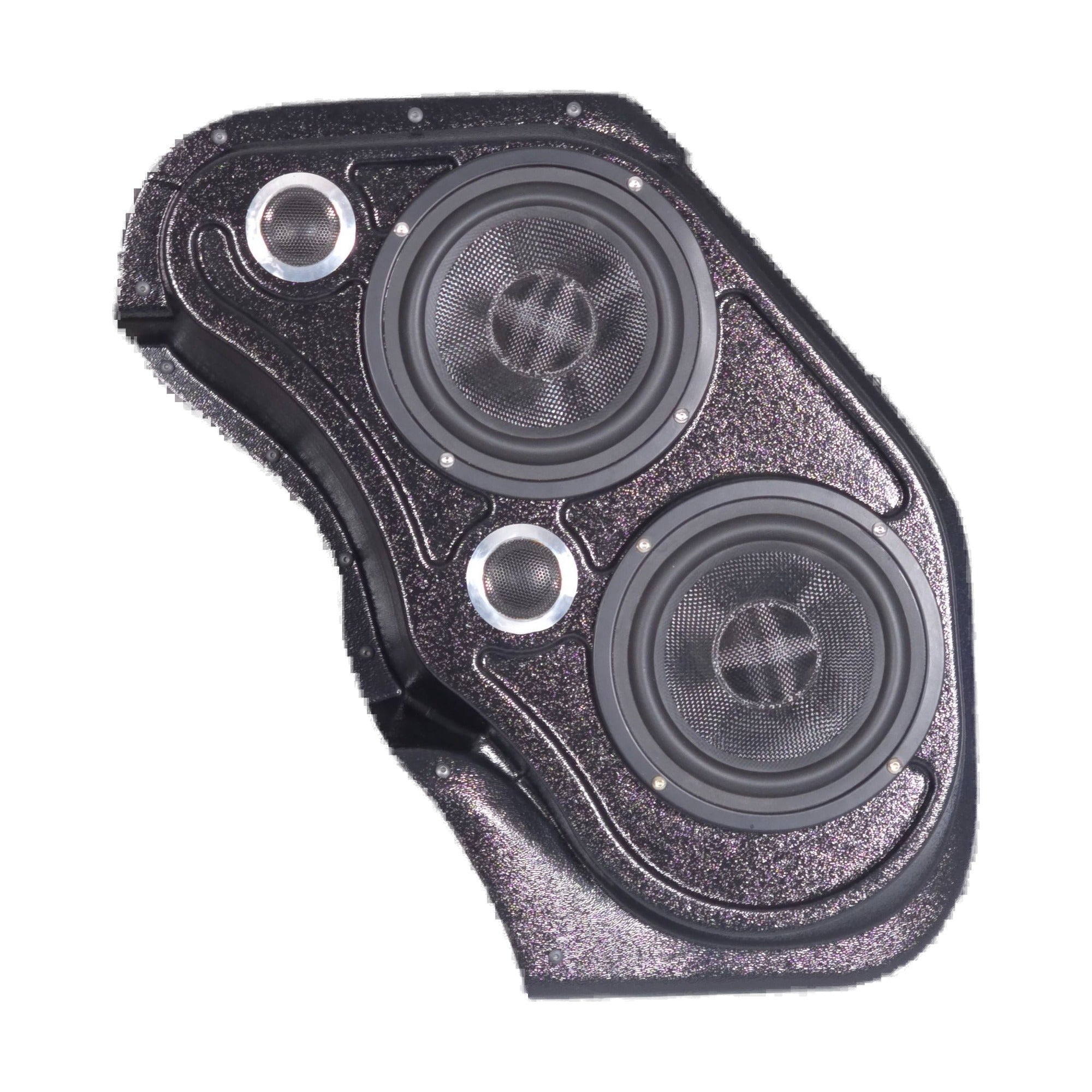 Custom Speaker Pods 23-GM-FP-UV-EW-FD-EA Dual 6.5" + Dual 2" Tweeter Front Pods - 22-26 Silverado