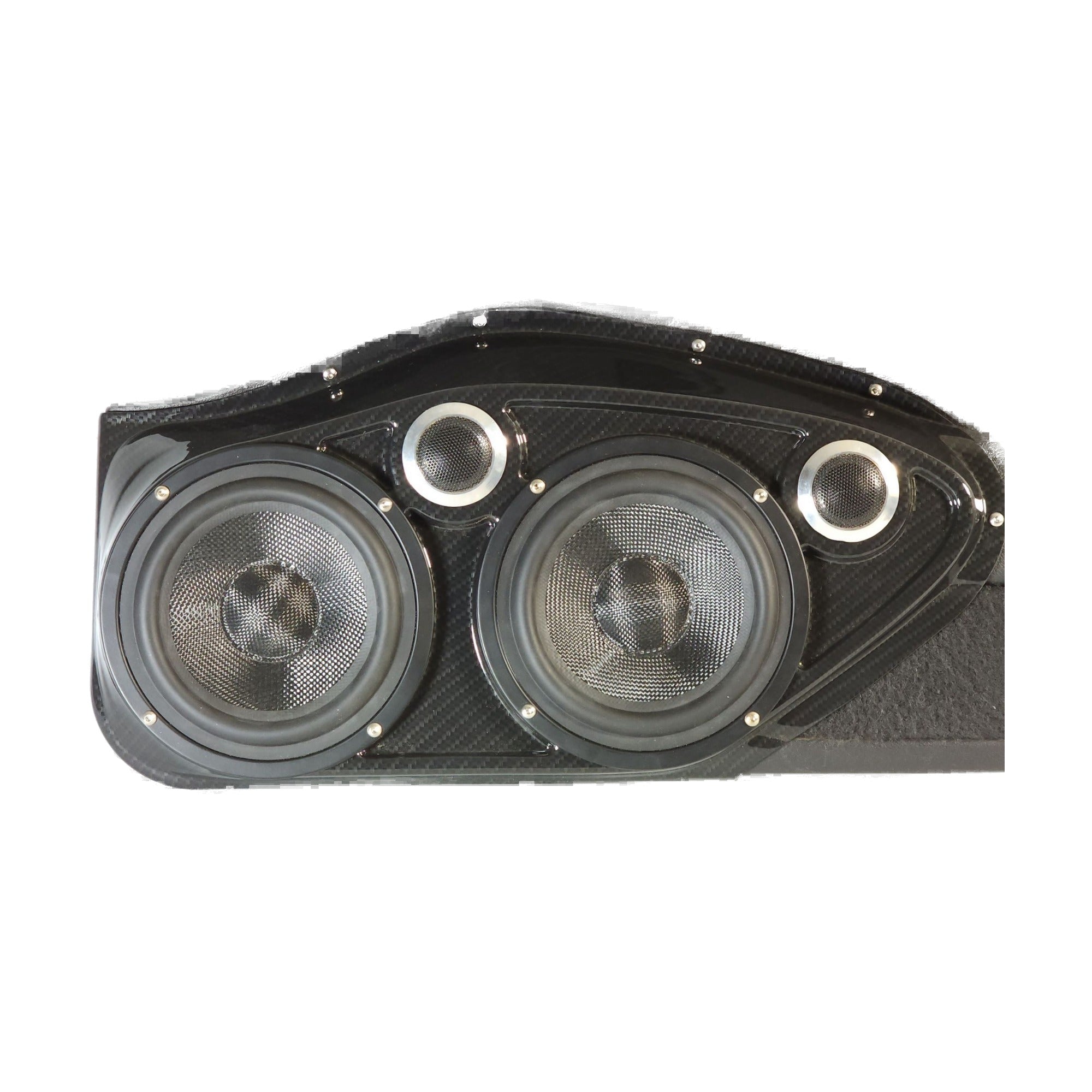 Custom Speaker Pods 94-FD-MS-UV-AL-FD-EA Dual 6.5" and Dual Tweeter Pods - 94-04 Mustang