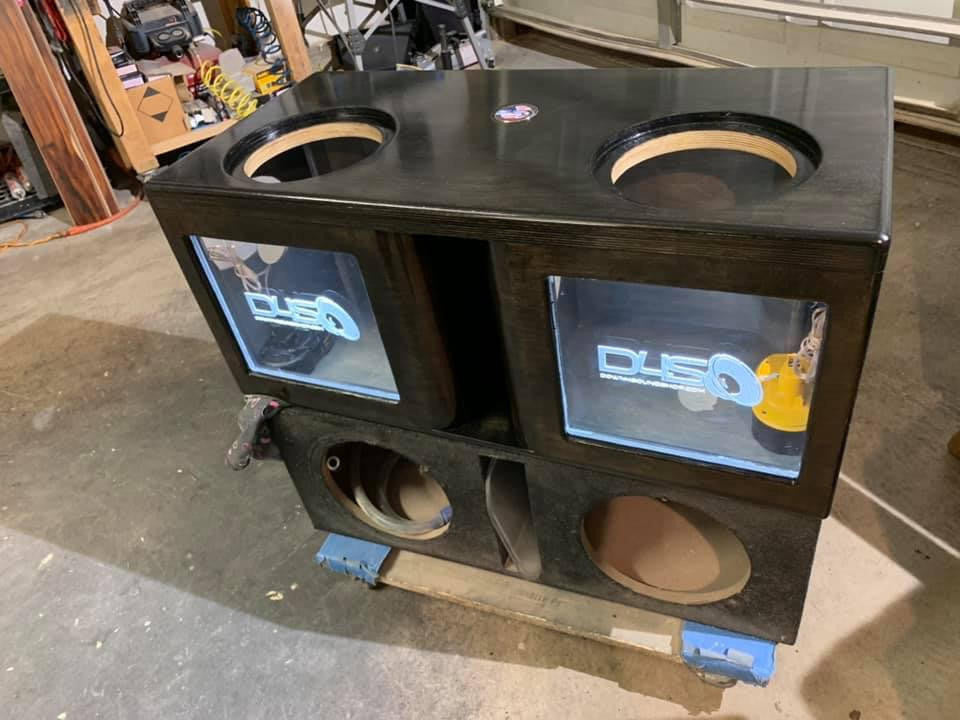 Down4Sound Dual 6.5" OR 8" Custom Kerf Ported Subwoofer Box (hand Made IN The Usa) Subwoofer Enclosure