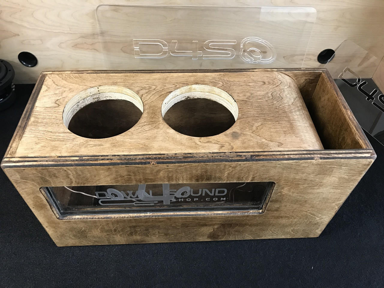 Down4Sound Dual 6.5" OR 8" Custom Kerf Ported Subwoofer Box (hand Made IN The Usa) Subwoofer Enclosure