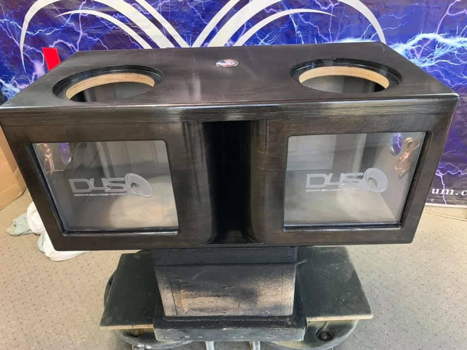 Down4Sound Dual 6.5" OR 8" Custom Kerf Ported Subwoofer Box (hand Made IN The Usa) Subwoofer Enclosure