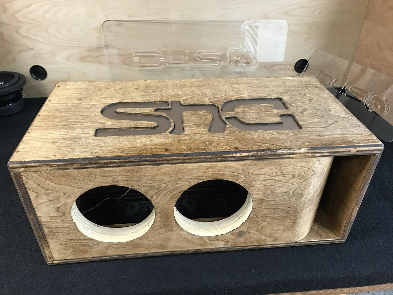 Down4Sound Dual 6.5" OR 8" Custom Kerf Ported Subwoofer Box (hand Made IN The Usa) Subwoofer Enclosure