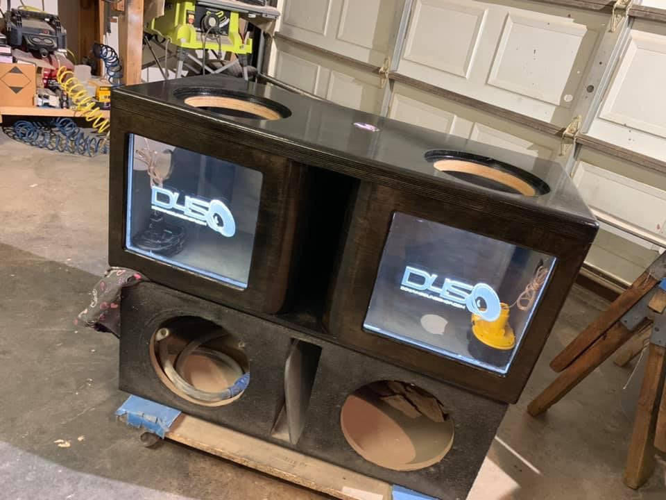 Down4Sound Dual 6.5" OR 8" Custom Kerf Ported Subwoofer Box (hand Made IN The Usa) Subwoofer Enclosure