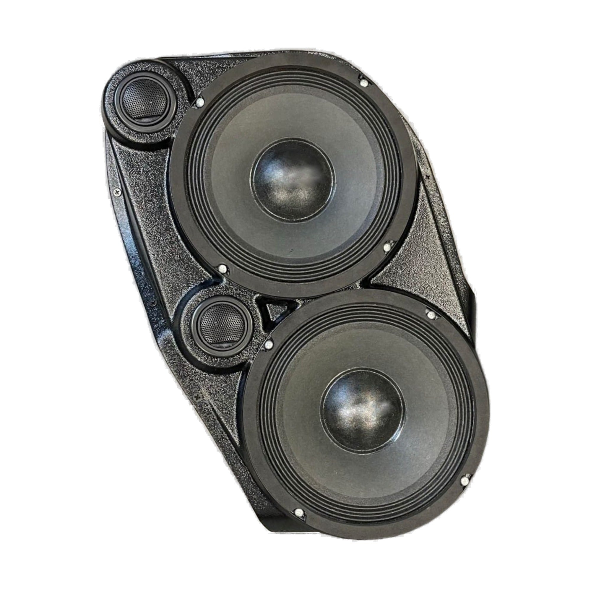 Custom Speaker Pods 07-GM-FP-LH-EW-FD-FA Dual 8" and Dual Tweeter Pods - 07-09 Silverado