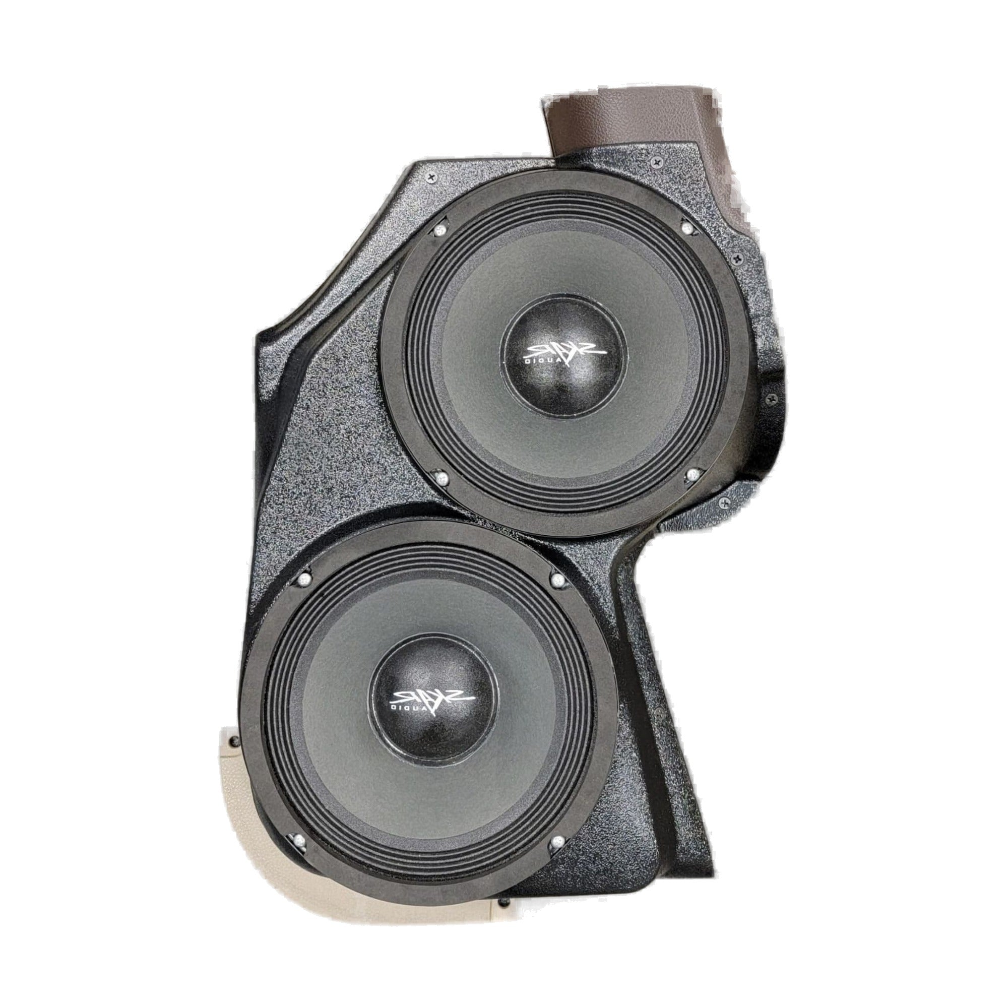 Custom Speaker Pods 09-DD-FP-UV-EW-FD-D8 Dual 8" Front Pods - 09-18 Ram